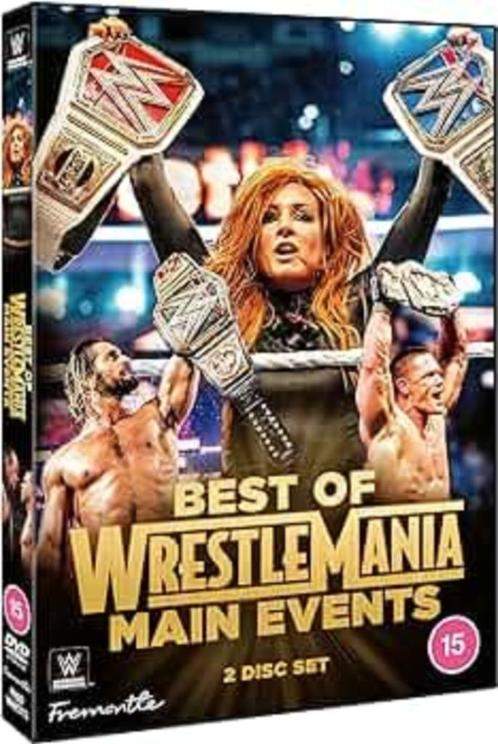 WWE: Best Of Wrestlemania Main Events (Nieuw), CD & DVD, DVD | Sport & Fitness, Neuf, dans son emballage, Autres types, Sport de combat