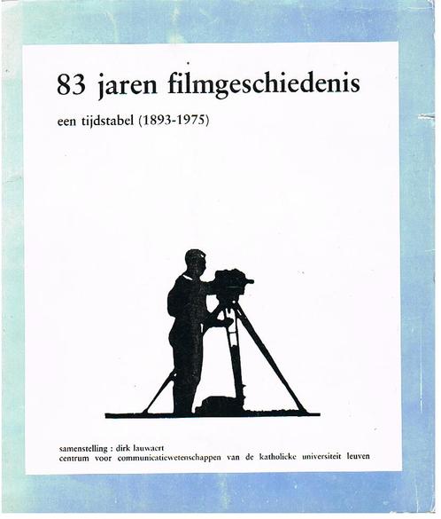 83 jaren filmgeschiedenis : een tijdstabel (1893-1975), Livres, Cinéma, Tv & Médias, Utilisé, Enlèvement ou Envoi