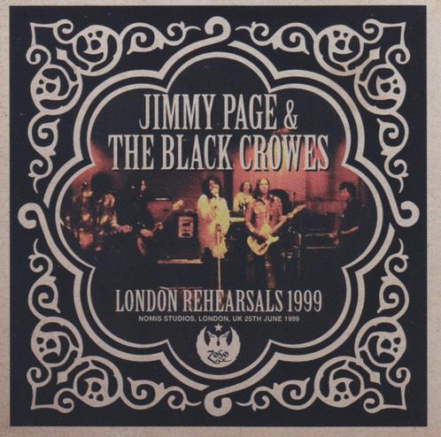 2 CD's Jimmy Page & The Black Crowes - London Rehearsals 199, CD & DVD, CD | Hardrock & Metal, Comme neuf, Envoi
