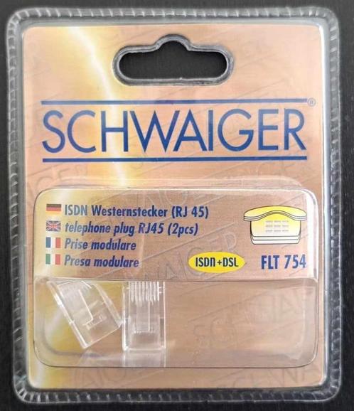 Schwaiger RJ45 plugs, Télécoms, Télécommunications Autre, Neuf, Enlèvement ou Envoi