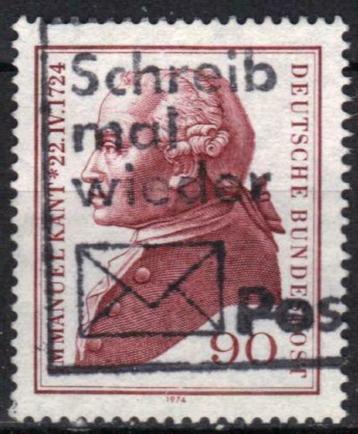 Duitsland Bundespost 1974 - Yvert 655 - Immanuel Kant (ST)