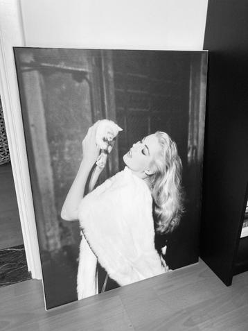Anita Ekberg poster black & white