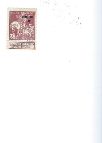 Belg. postzegels : nr.103 Charleroi 1911