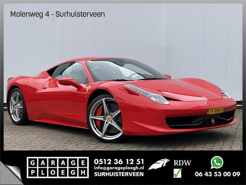 Ferrari 458 4.5 V8 Italia Dealer-OH Carbon Lift JBL Rosso Sc, Auto's, Ferrari, Bedrijf, ABS, Airconditioning, Boordcomputer, Centrale vergrendeling