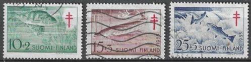 Finland 1955 - Yvert 426-428 - Tegen de Tuberculose (ST), Timbres & Monnaies, Timbres | Europe | Scandinavie, Affranchi, Finlande