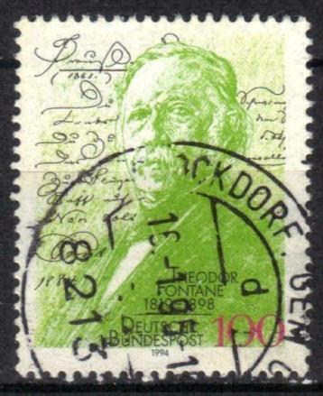Duitsland Bundespost 1994 - Yvert 1599 - Theodore Fonta (ST)