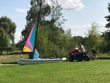 Hobie cat 13 Catamaran zeilboot + boottrailer + waterlanceri