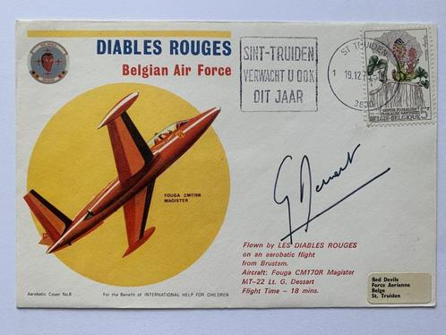 Enveloppe Diables Rouges Rode Duivels Belgian Air Force 1975, Collections, Objets militaires | Général, Armée de l'air, Enlèvement ou Envoi
