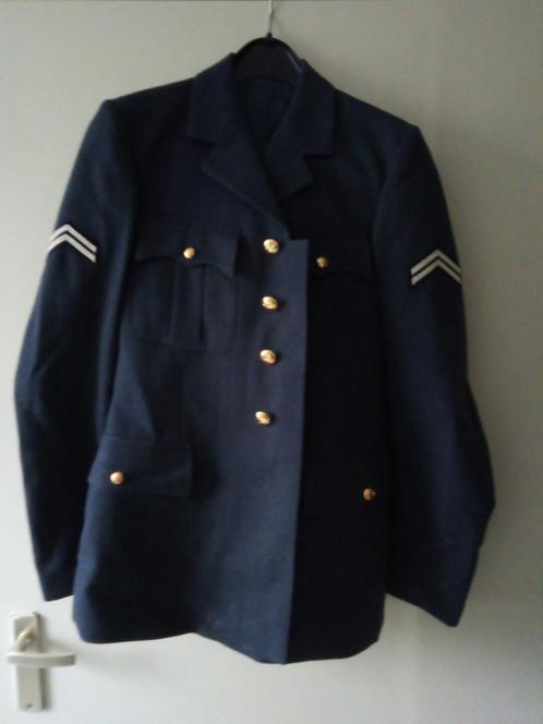 Te koop, oud, uniform luchtmacht NL Jas, 2x broek., Collections, Objets militaires | Général, Armée de l'air, Enlèvement ou Envoi