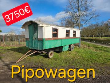 24 caravan 750kg foodtruck werfkeet pipo/woonwwagen chassis 