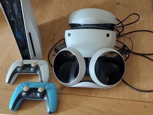 playstation 5(verkocht)+ psvr 2 (nog garantie) ps5, ps 5, Games en Spelcomputers, Spelcomputers | Sony Consoles | Accessoires