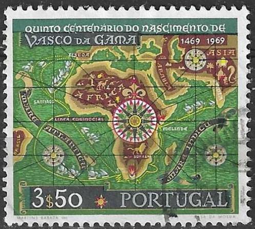 Portugal 1969 - Yvert 1071 - Vasco da Gama (ST), Timbres & Monnaies, Timbres | Europe | Autre, Affranchi, Portugal, Envoi