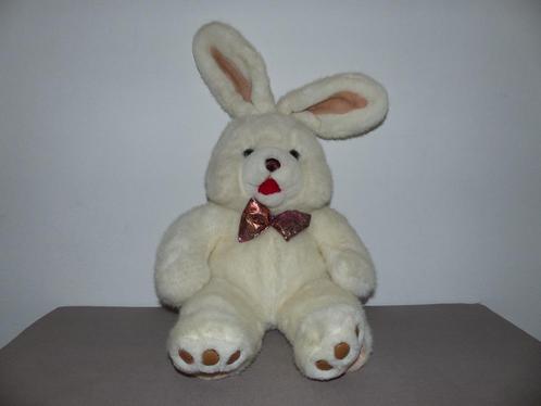 Lapin blanc Nicotoy - bon état - peluche, Enfants & Bébés, Jouets | Peluches, Comme neuf, Lapin, Enlèvement ou Envoi