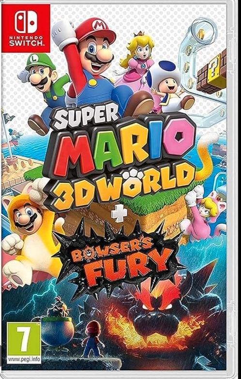 Super Mario 3D World + Bowser's Fury, Consoles de jeu & Jeux vidéo, Jeux | Nintendo Switch, Comme neuf, Plateforme, À partir de 3 ans