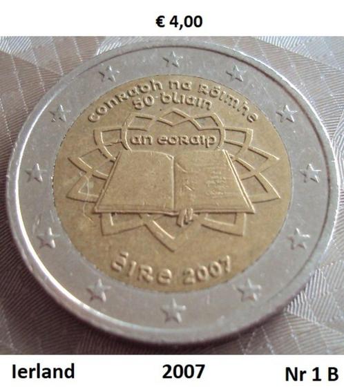 2 Euromunten Ierland, Timbres & Monnaies, Monnaies | Europe | Monnaies euro, Monnaie en vrac, 2 euros, Irlande, Enlèvement ou Envoi