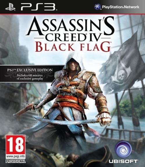 Assassin's Creed IV (4) Black Flag, Consoles de jeu & Jeux vidéo, Jeux | Sony PlayStation 3, Comme neuf, Aventure et Action, 1 joueur