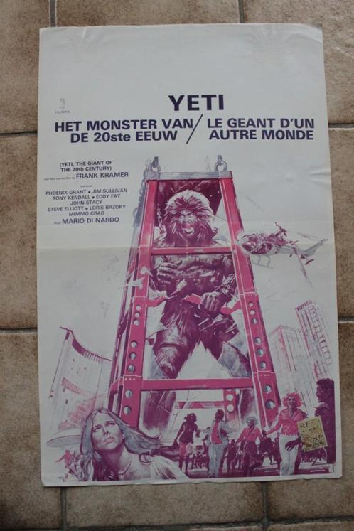 filmaffiche Yeti, The Giant of the 20th Century filmposter, Collections, Posters & Affiches, Utilisé, Cinéma et TV, A1 jusqu'à A3