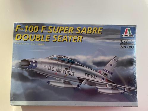 Avion Italeri 003 1/72 : F-100F Super Sabre Double Seater, Hobby & Loisirs créatifs, Modélisme | Avions & Hélicoptères, Neuf, Avion