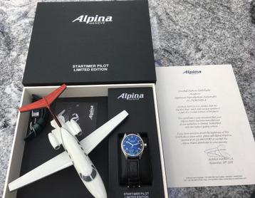 Montre ALPINA startimer  pilot de collection , full set