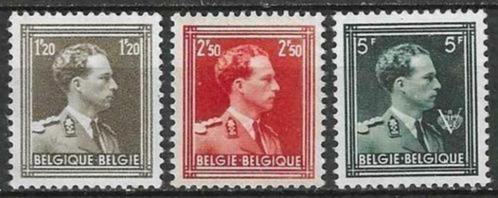 Belgie 1956/1957 - Yvert 1005-1007 - Leopold III (PF), Timbres & Monnaies, Timbres | Europe | Belgique, Non oblitéré, Maison royale