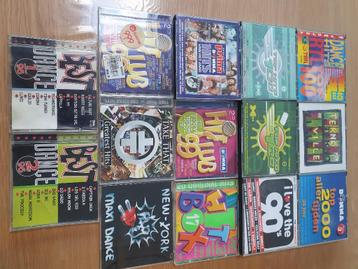 lot verzamel cd's 90's