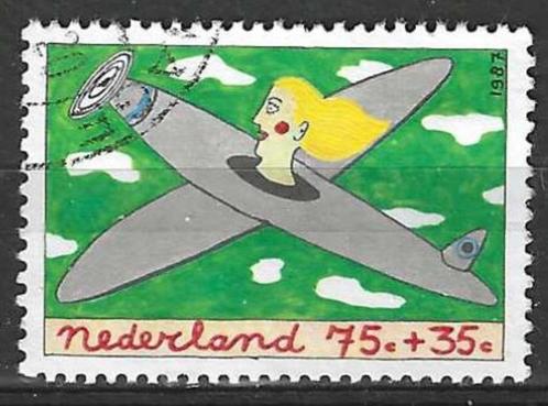 Nederland 1987 - Yvert 1300 - Kind en Beroep (ST), Timbres & Monnaies, Timbres | Pays-Bas, Affranchi, Envoi