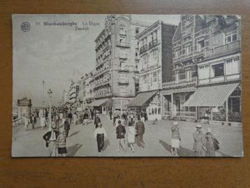 Postkaart Blankenberge, zeedijk