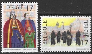 Belgie 1999 - Yvert/OBP 2823-2824 - Toerisme - Folklore (PF)