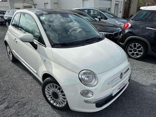 Fiat 500 1.2 Lounge panodak airco 12Maanden waarborg, Auto's, Fiat, Bedrijf, Te koop, ABS, Airbags, Airconditioning, Bluetooth