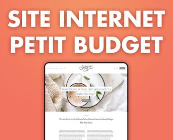 Site Internet Petit Budget