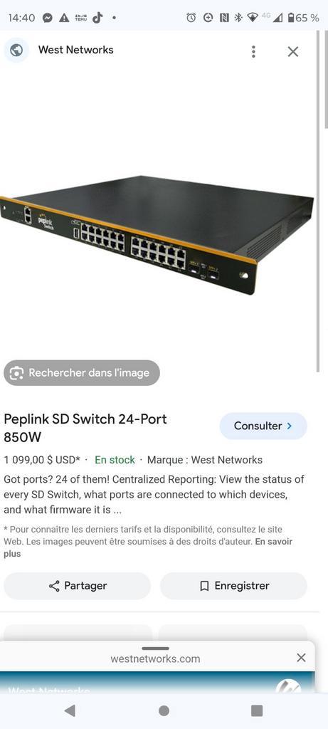 Commutateur SD Peplink 24 ports robuste, Informatique & Logiciels, Commutateurs réseau, Enlèvement ou Envoi