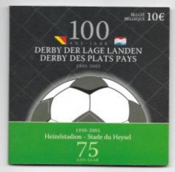 10 euros « 100 ans du Derby des Pays-Bas », Belgique 2005 
