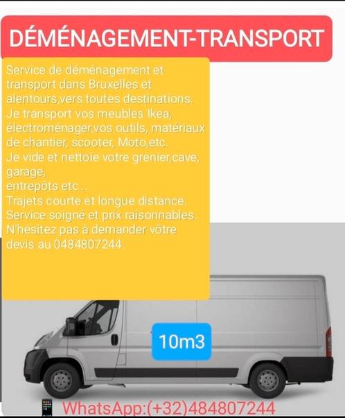 Camionnette+Chauffeur(Déménagement), Services & Professionnels, Déménageurs & Stockage