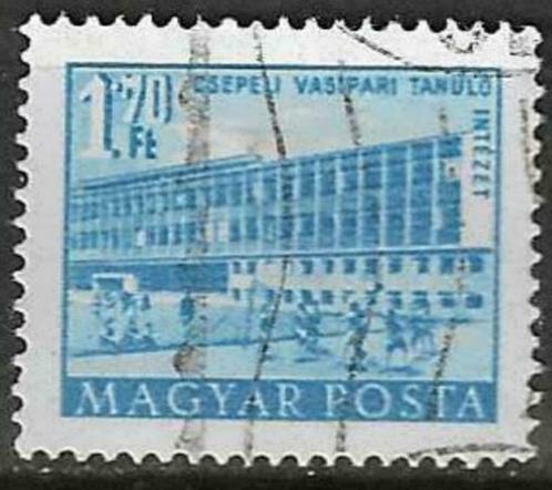 Hongarije 1953-1954 - Yvert 1090 - Heropbouwingsplan (ST), Timbres & Monnaies, Timbres | Europe | Hongrie, Affranchi, Envoi