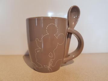 Disney Mickey Mouse mug tas kop met lepel
