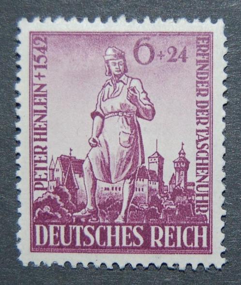 Duitse postzegel 1942 - Peter Henlein, Timbres & Monnaies, Timbres | Europe | Allemagne, Non oblitéré, Empire allemand, Envoi