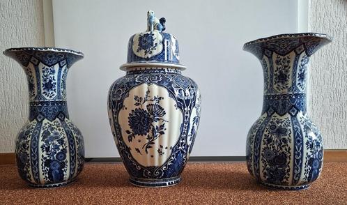 origineel Delfts met stempels kaststel 1950 Perfecte staat, Antiquités & Art, Antiquités | Vases, Enlèvement