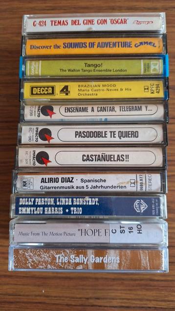 Originele audio cassettes diverse artiesten verzamel