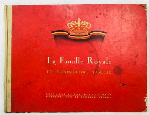 Livre de la famille royale Chocolate Jacques 1938 Complet, Livres, Livres d'images & Albums d'images, Utilisé, Livre d'images