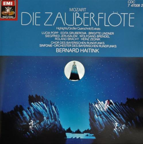 Die Zauberflöte-Popp/Jeruzalem/Gruberova/Brendel/SBR/Haitink, Cd's en Dvd's, Cd's | Klassiek, Zo goed als nieuw, Opera of Operette