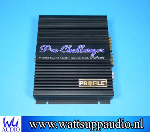 Amplificateur Profile PA2060 2 canaux/mono (Pro-Challenger), Autos : Divers, Haut-parleurs voiture, Utilisé, Enlèvement ou Envoi