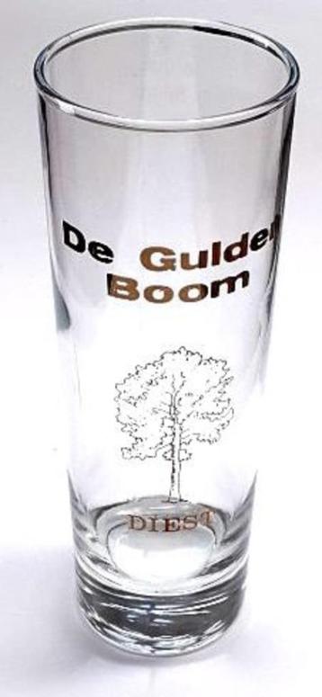Glas met goudopdruk "De gulden boom" (Diest)