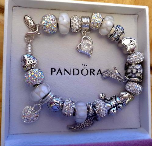 Bracelet Pandora Swarovski, Bijoux, Sacs & Beauté, Bracelets à breloques, Neuf, Pandora, Argent, 1 bracelet à breloques, Envoi