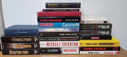 Livres Thrillers/Sciences fiction - Michael Crichton - Dan B, Livres, Thrillers, Utilisé, Enlèvement ou Envoi