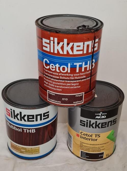 Sikkens Cetol et autres colorants, Bricolage & Construction, Peinture, Vernis & Laque, Comme neuf, Lasure, Moins de 5 litres, Brun