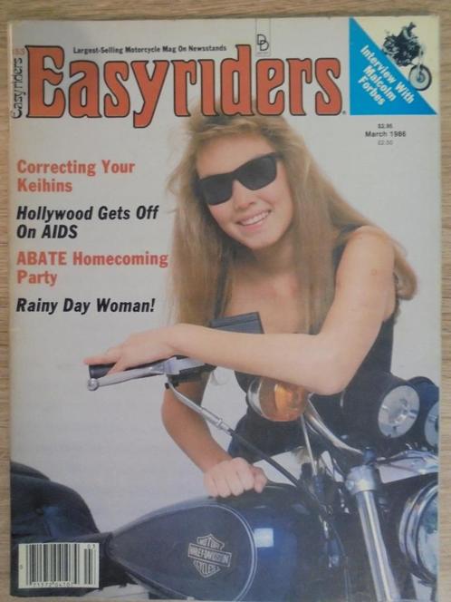 Easyriders Magazine 1986 = 9 magazines (UPS incl.), Livres, Journaux & Revues, Utilisé, Envoi