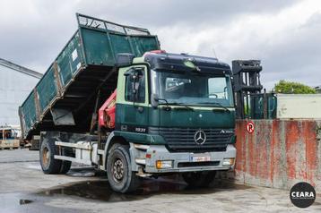 Mercedes-Benz Actros 1931 tipper HMF 1110 2 hydraulics