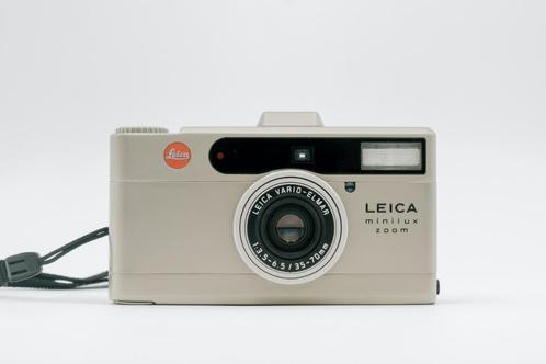 Leica Minilux Zoom - Vario-Elmar 35-70mm + Databack, Audio, Tv en Foto, Fotocamera's Analoog, Gebruikt, Compact, Leica, Ophalen of Verzenden