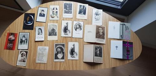 Vingt photos brutes très anciennes en parfait état, prix pou, Collections, Images pieuses & Faire-part, Carte de condoléances