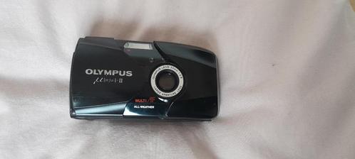 Olympus MJU II black, TV, Hi-fi & Vidéo, Appareils photo analogiques, Utilisé, Compact, Olympus, Envoi